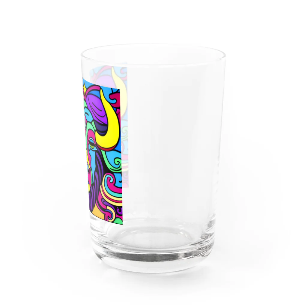 inoki113のバッファローマン Water Glass :right