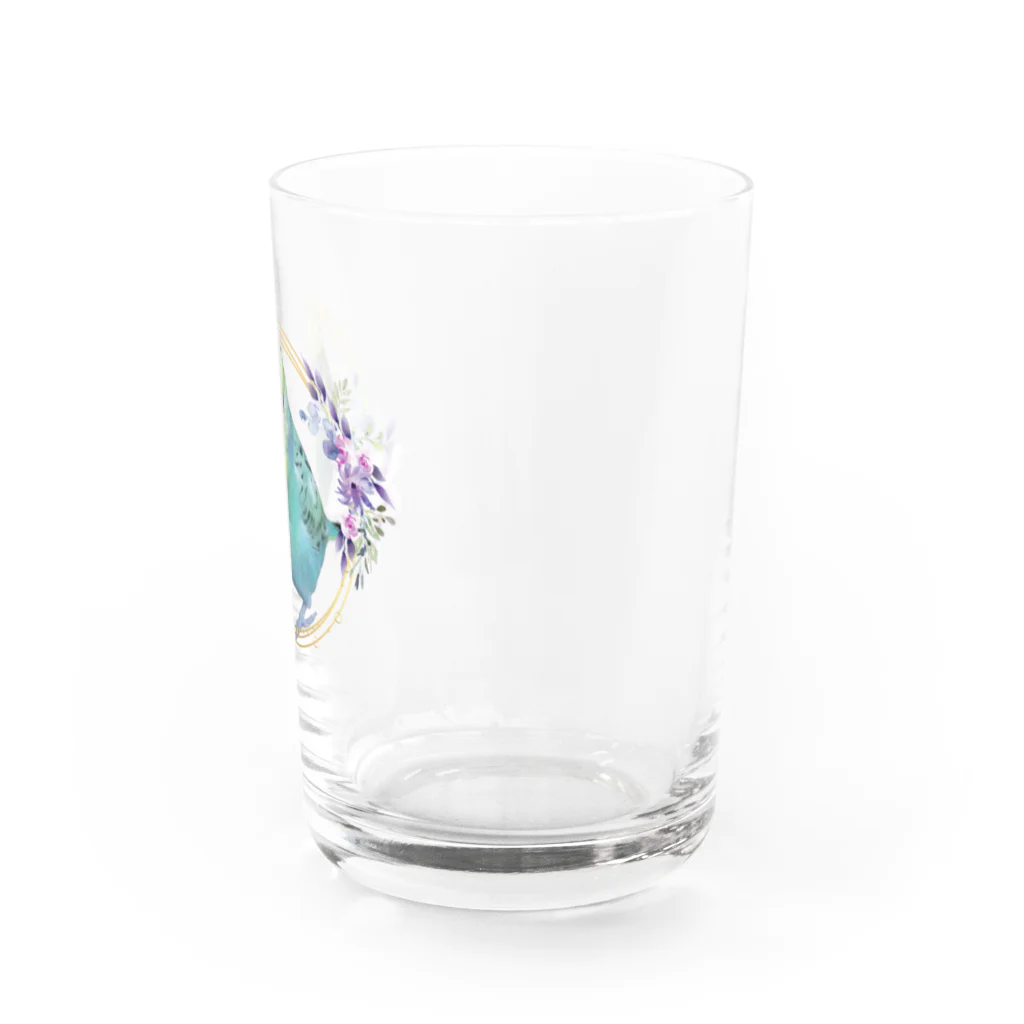 甘えん坊オカメインコのセキセイインコそらまめちゃんシリーズ Water Glass :right