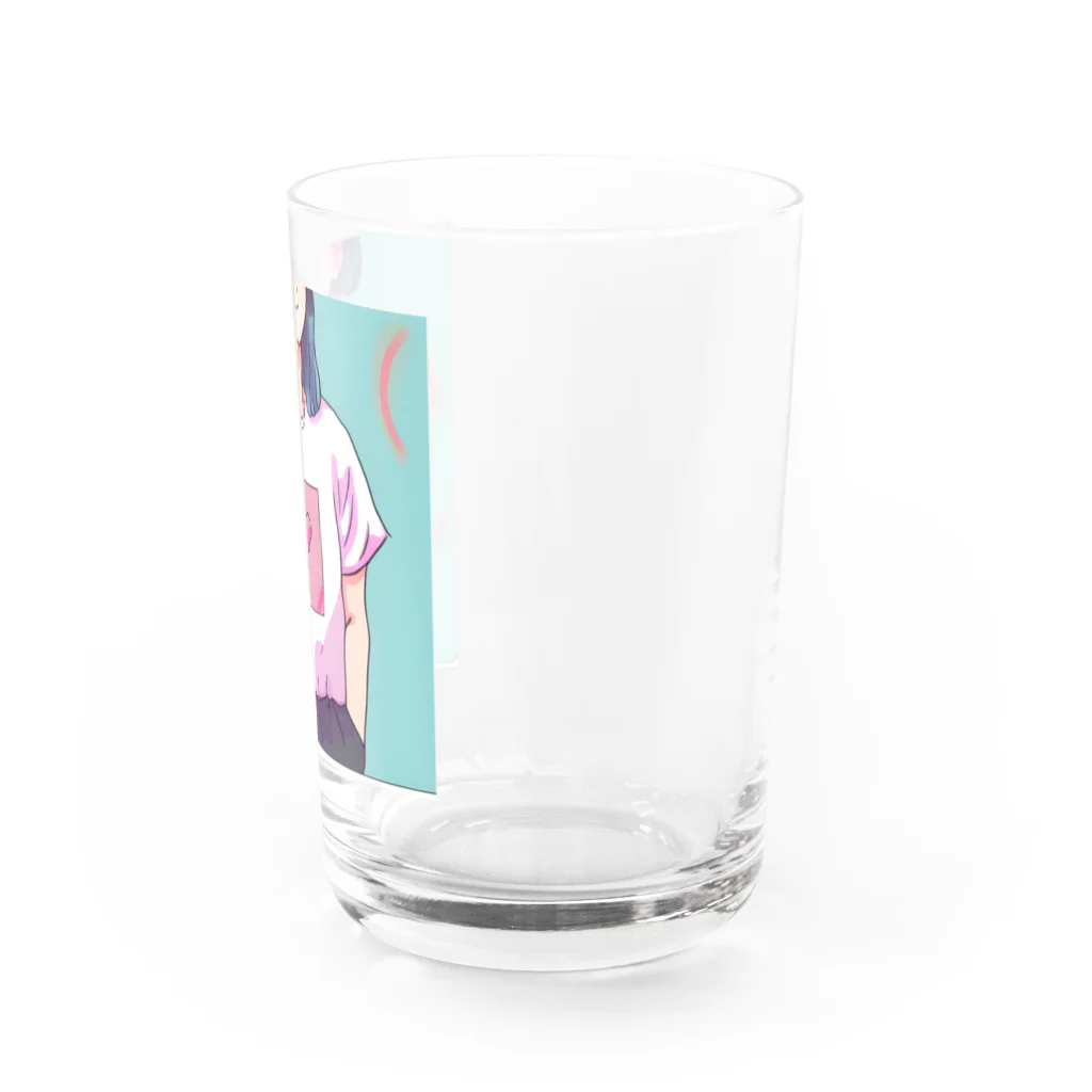 ニコニコマーケットの可愛いにこちゃん Water Glass :right