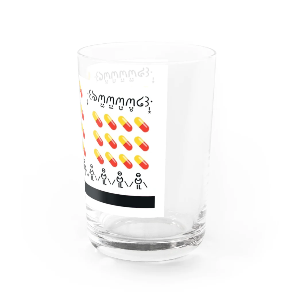 OfficeTimoのくるげろ Water Glass :right