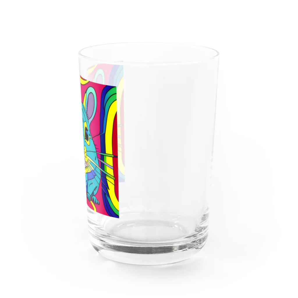 じゆうふぁくとりーのエキセントリックチンチラ Water Glass :right