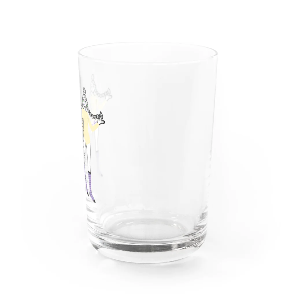 sawaharaのふたご座ガール Water Glass :right