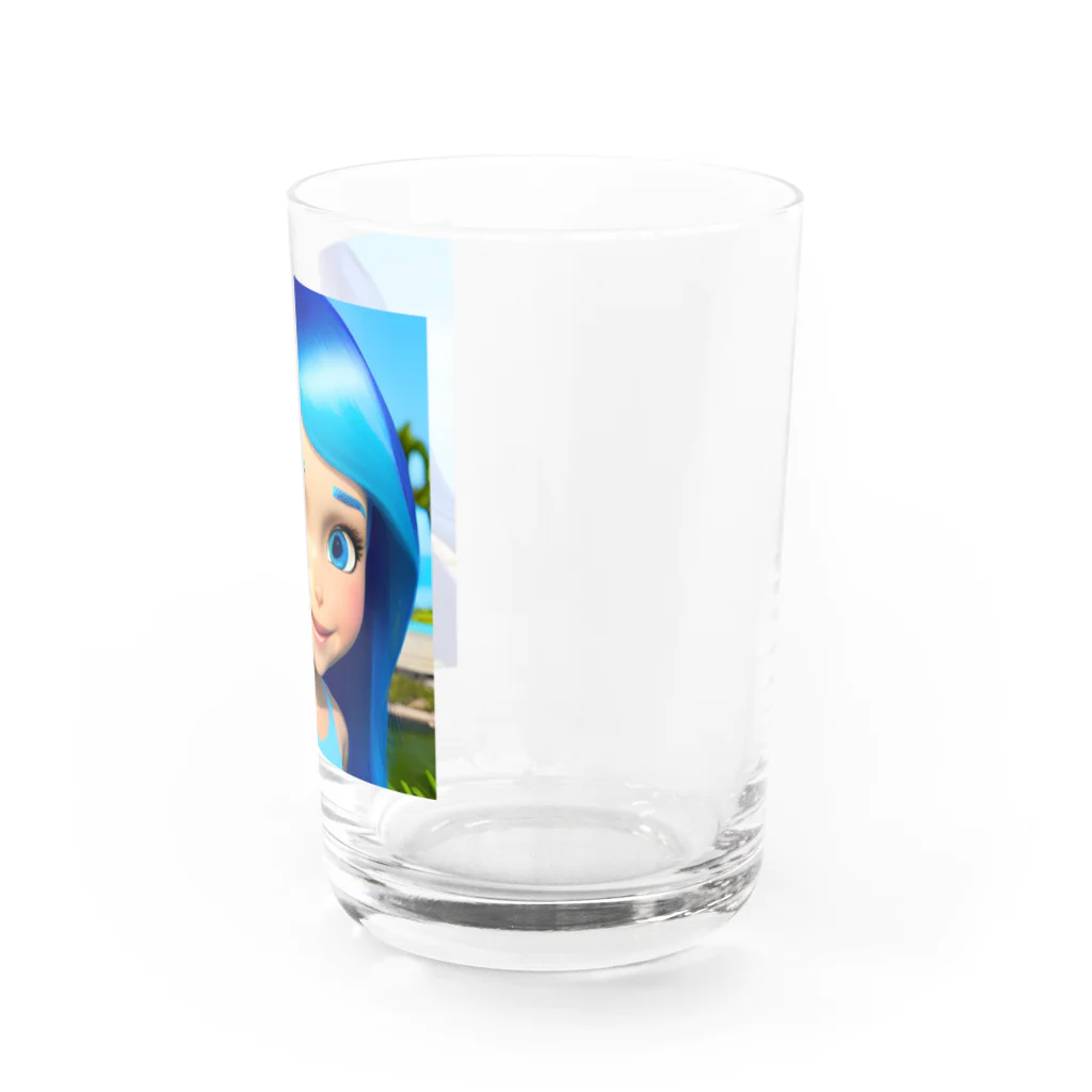 the blue seasonのミア・アクアマリン Water Glass :right