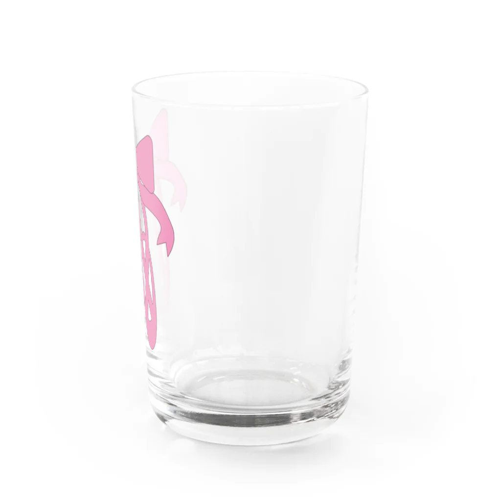 HONOMINEのピンクのバレエシューズ Water Glass :right