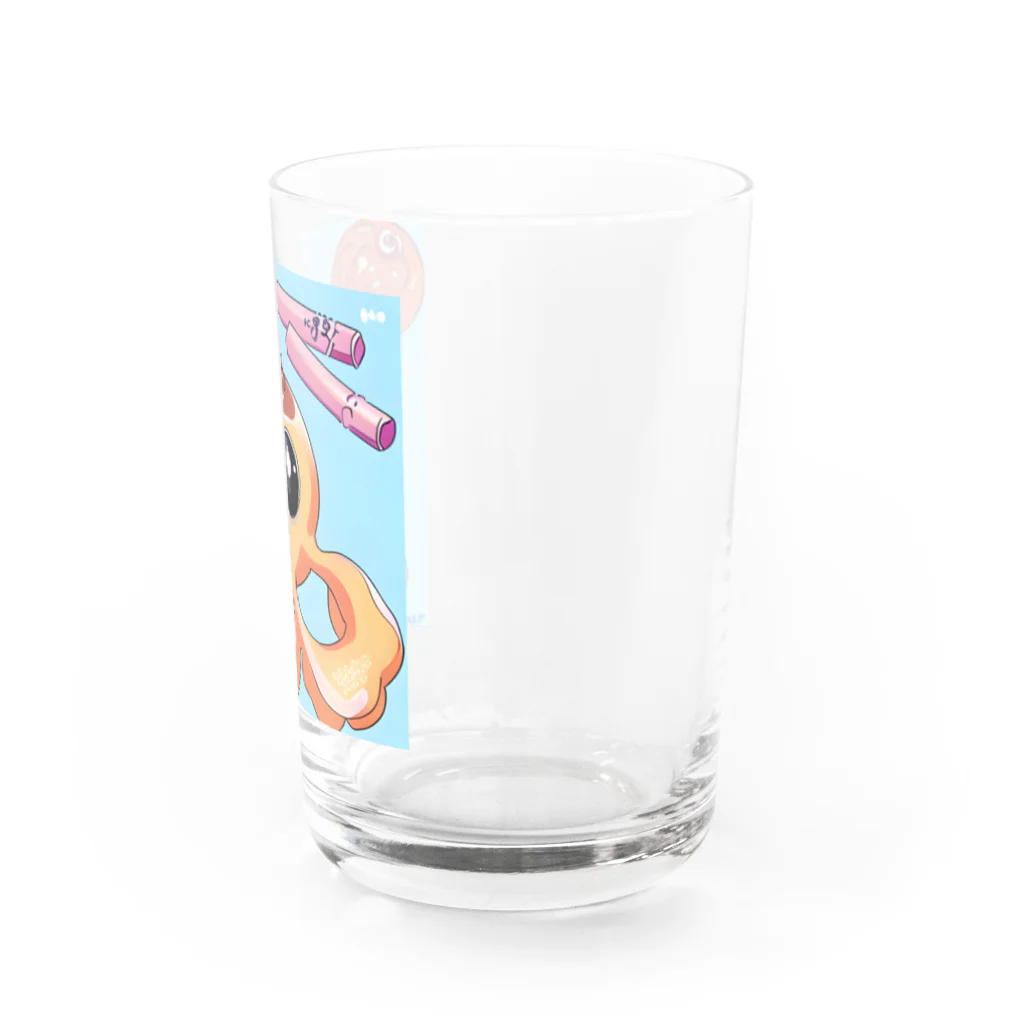 ふとっちょボストンのたこ焼きたこのすけグッズ Water Glass :right