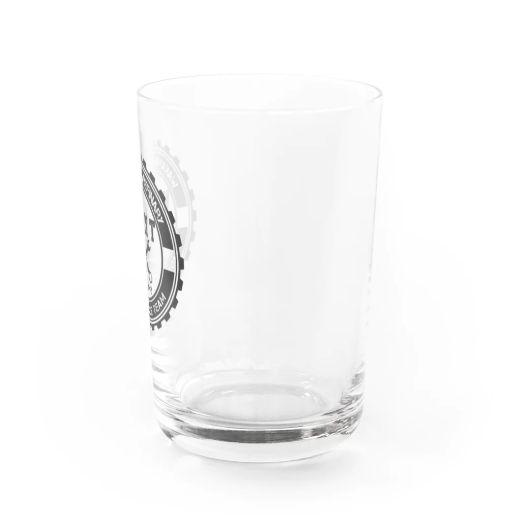 いちみるshopのWRMT BLACK LOGO Water Glass :right