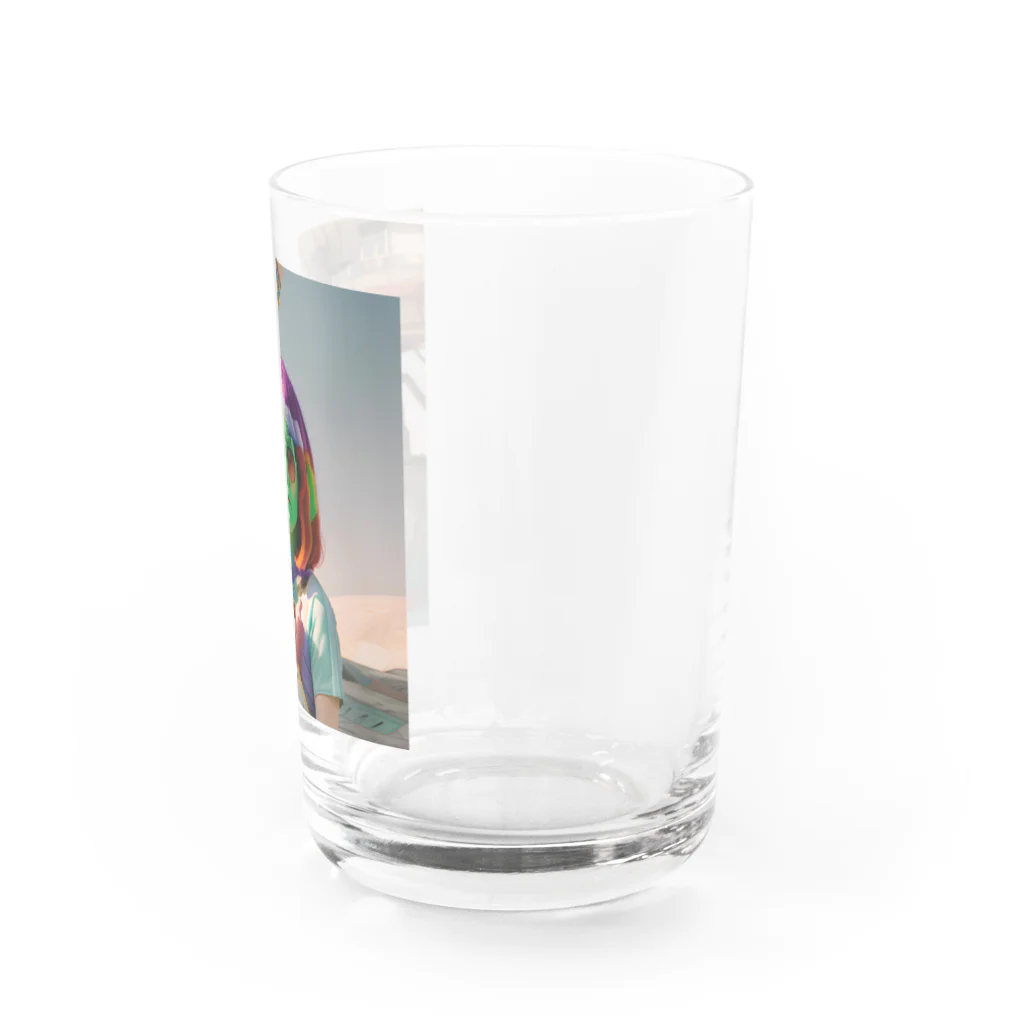 献血するドラキュラの宇宙人シリーズ Water Glass :right