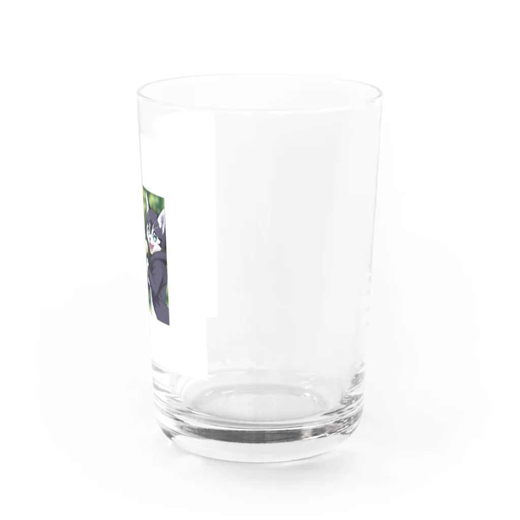 Haniwanの殴り愛猫 Water Glass :right