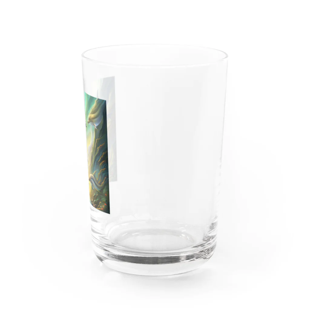 ohba1223のイルカ　ファンタジー Water Glass :right