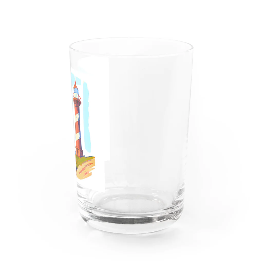 にゃんこの灯台 Water Glass :right