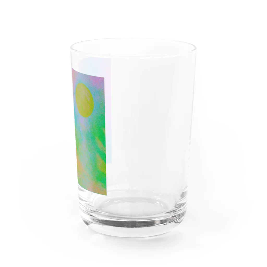 水草のサイケデリックな満月 Water Glass :right