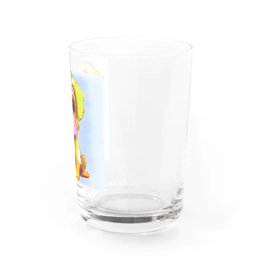 dogcatanimalの可愛いマルチーズグッズ Water Glass :right