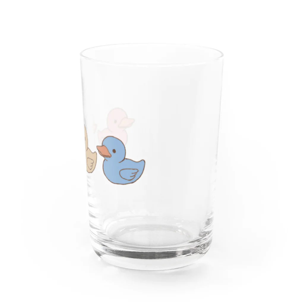 古壱のおもちゃのアヒルたち Water Glass :right