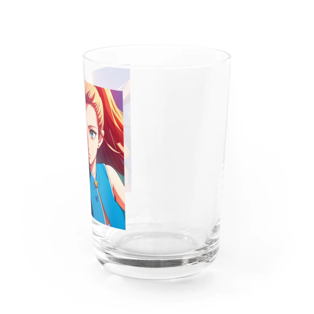 🎨デザイン宮殿🛍️の戦う乙女 Water Glass :right