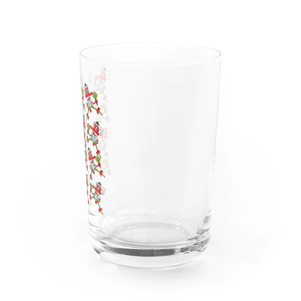 ハラDの風変わりショップの天狗大行進 Water Glass :right