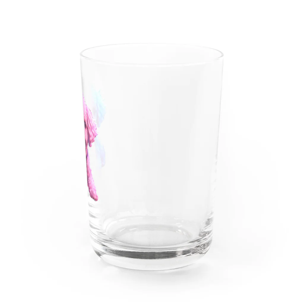 MaKenEekaRaのネオントイプードル Water Glass :right