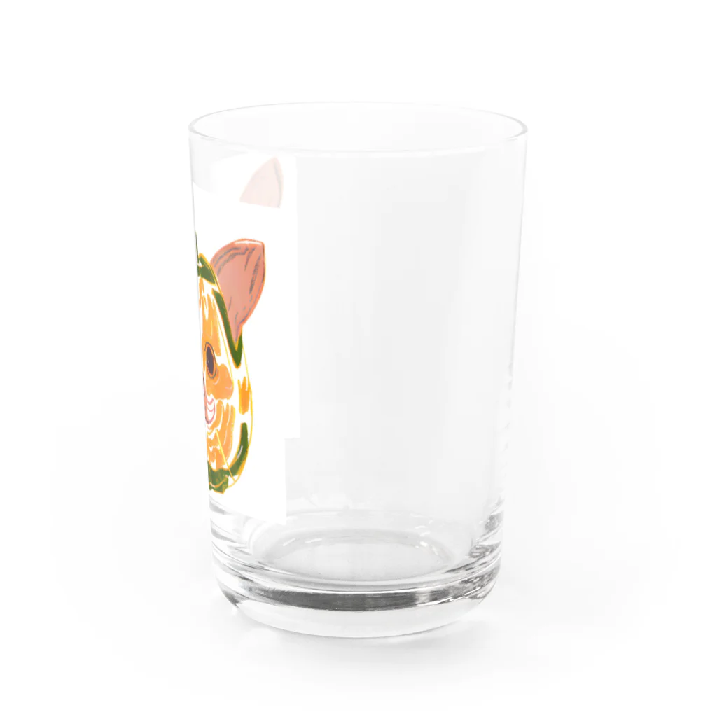 チワワ愛好家ショップのカボチャの秘密！チワワとの特別な出会い Water Glass :right