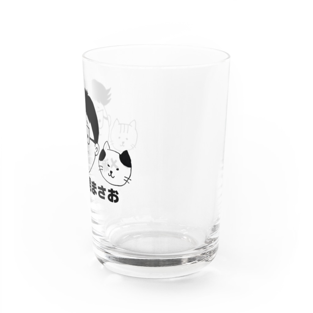 ダメ派遣男まさお君とニャンズのお店のまさお君グラス Water Glass :right