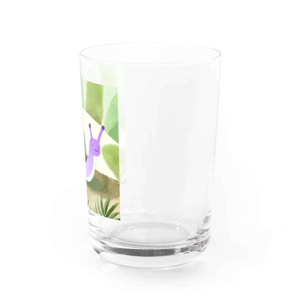 カタツムリに癒しを求めて❗の楽しそうだね✨ Water Glass :right