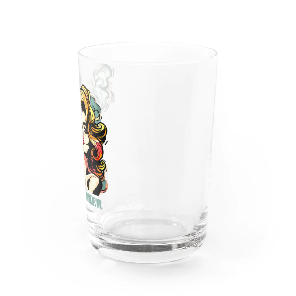 islandmoon13の煙草を吸う美女 Water Glass :right