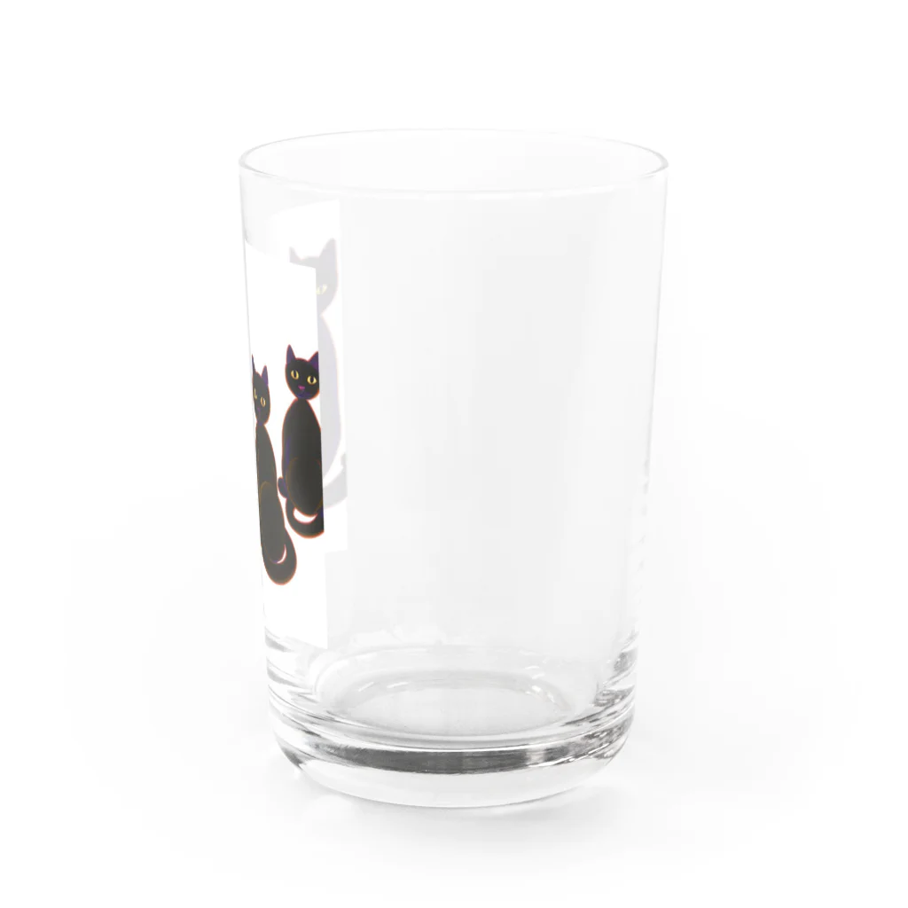 horoscope のネコクロ Water Glass :right