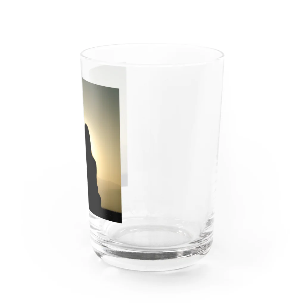 ダブル15の背中で語ろうグッズ Water Glass :right