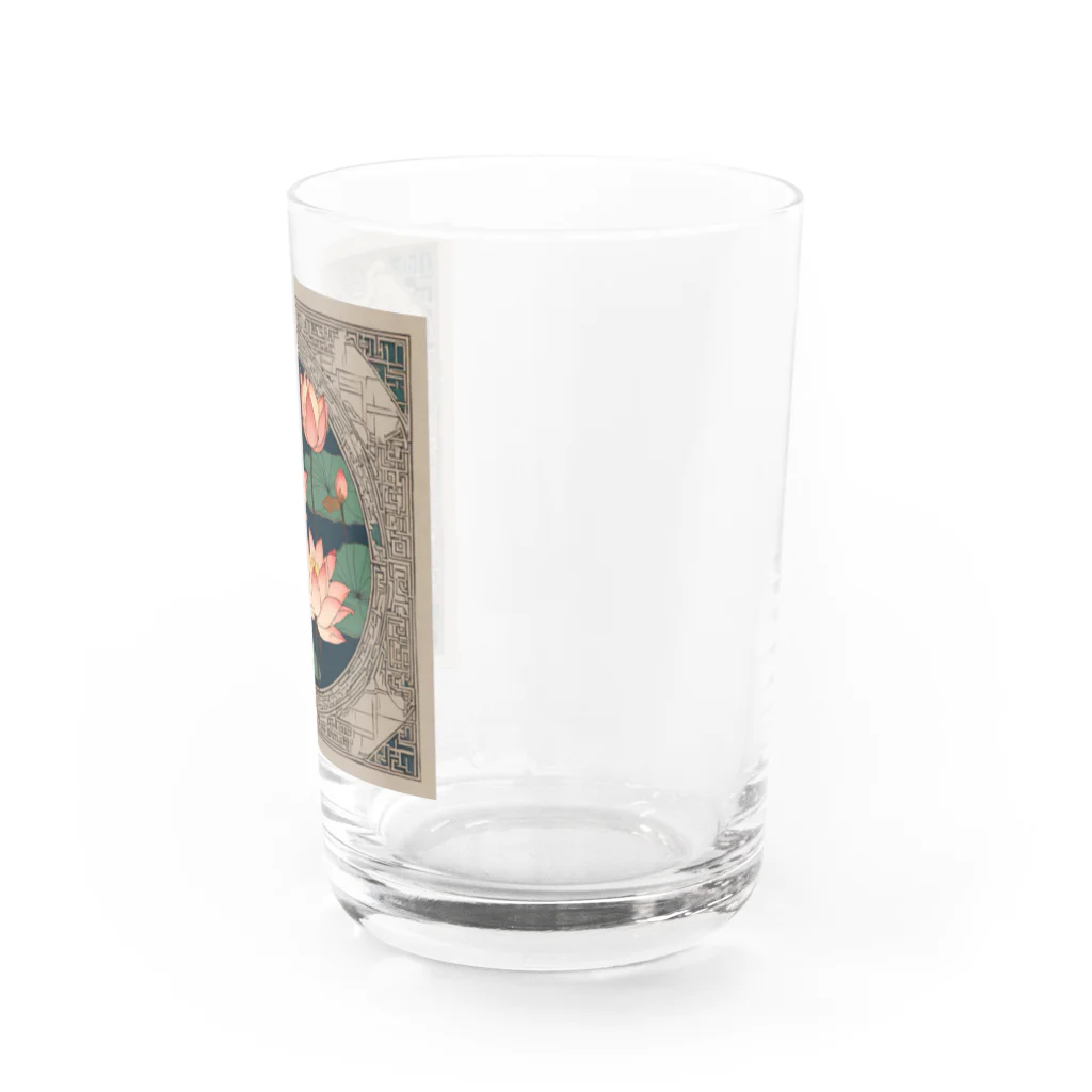 雀士エンドウ の九蓮宝燈の華 Water Glass :right