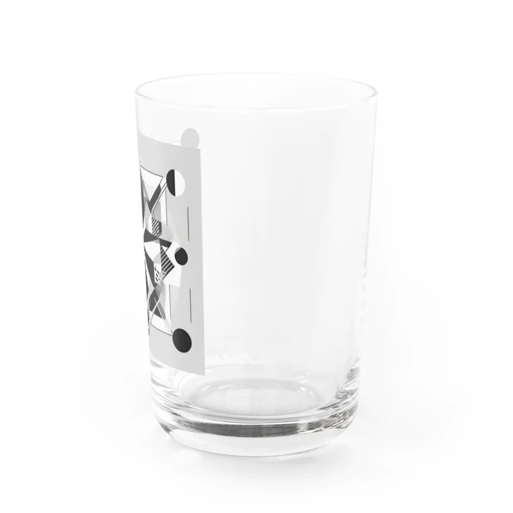 のんびりアート工房のジオメトリックパターン Water Glass :right