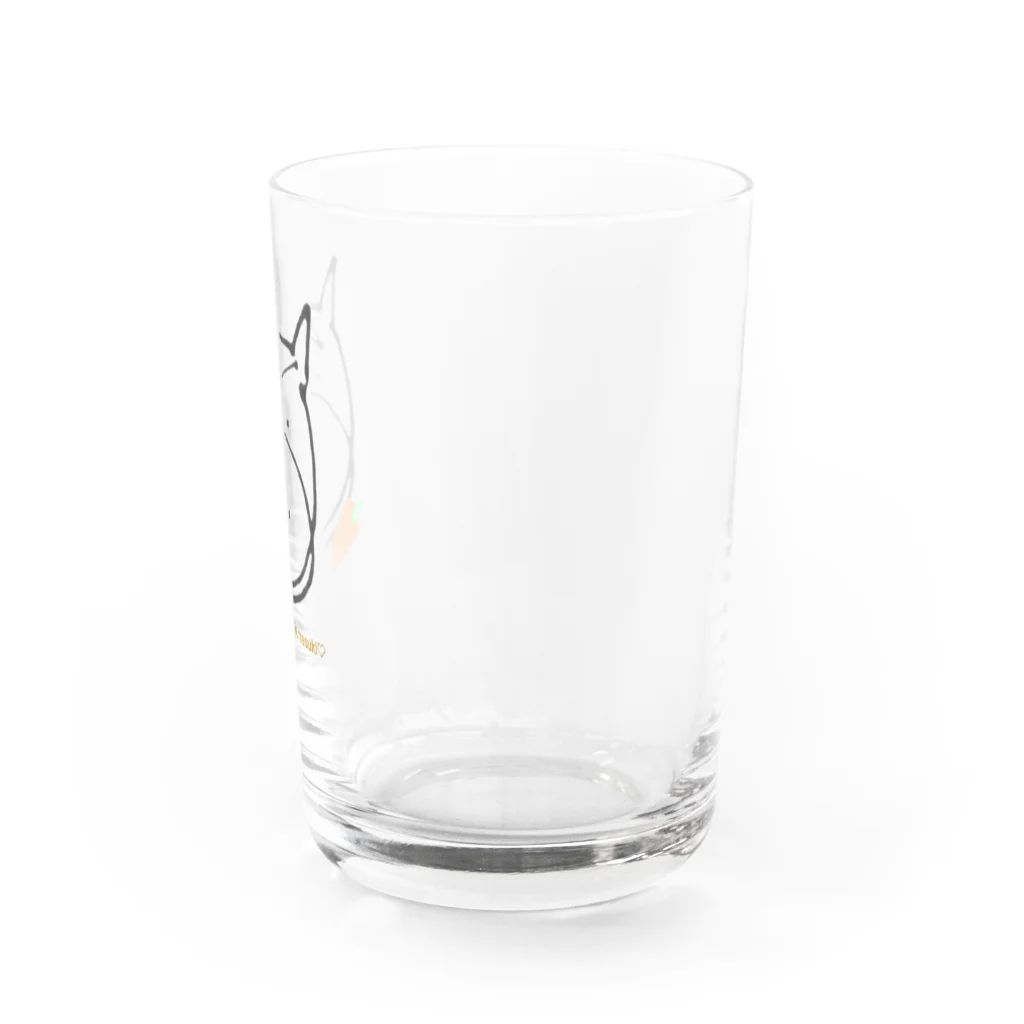 @umasuki♡shopのお馬さんの手書きイラスト入りグッズ Water Glass :right