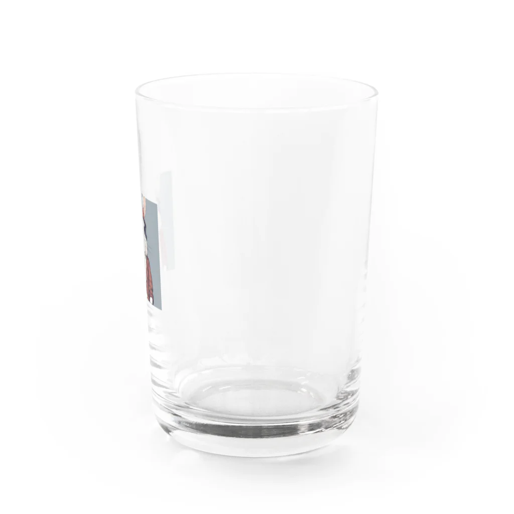 to_ma1のかっこいいおしゃれなウサギ Water Glass :right