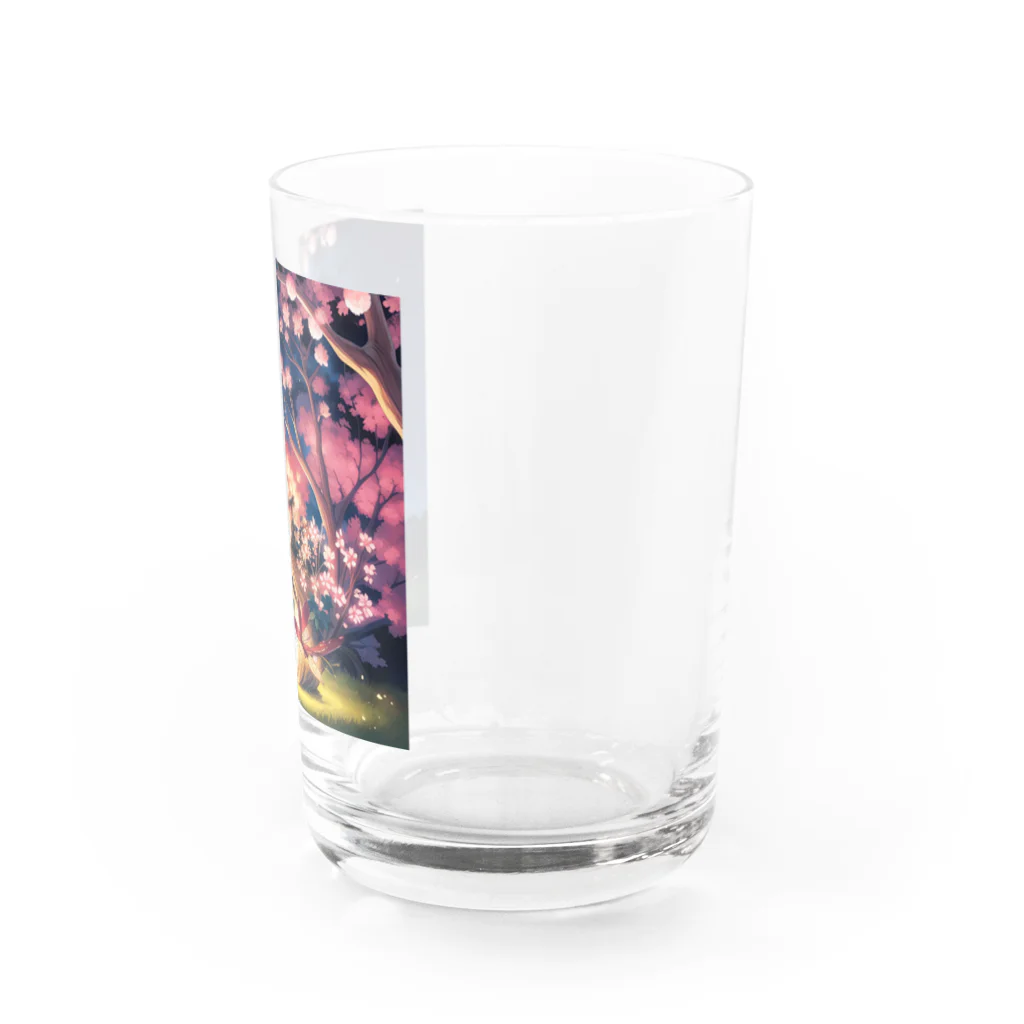 幸福降臨屋の羽化中のサクラ樹 Water Glass :right