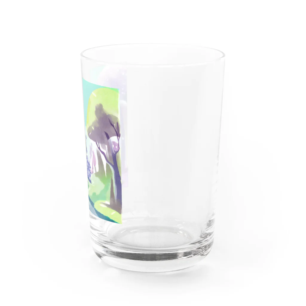 dxwtcrs94zの森のイラストグッズ Water Glass :right