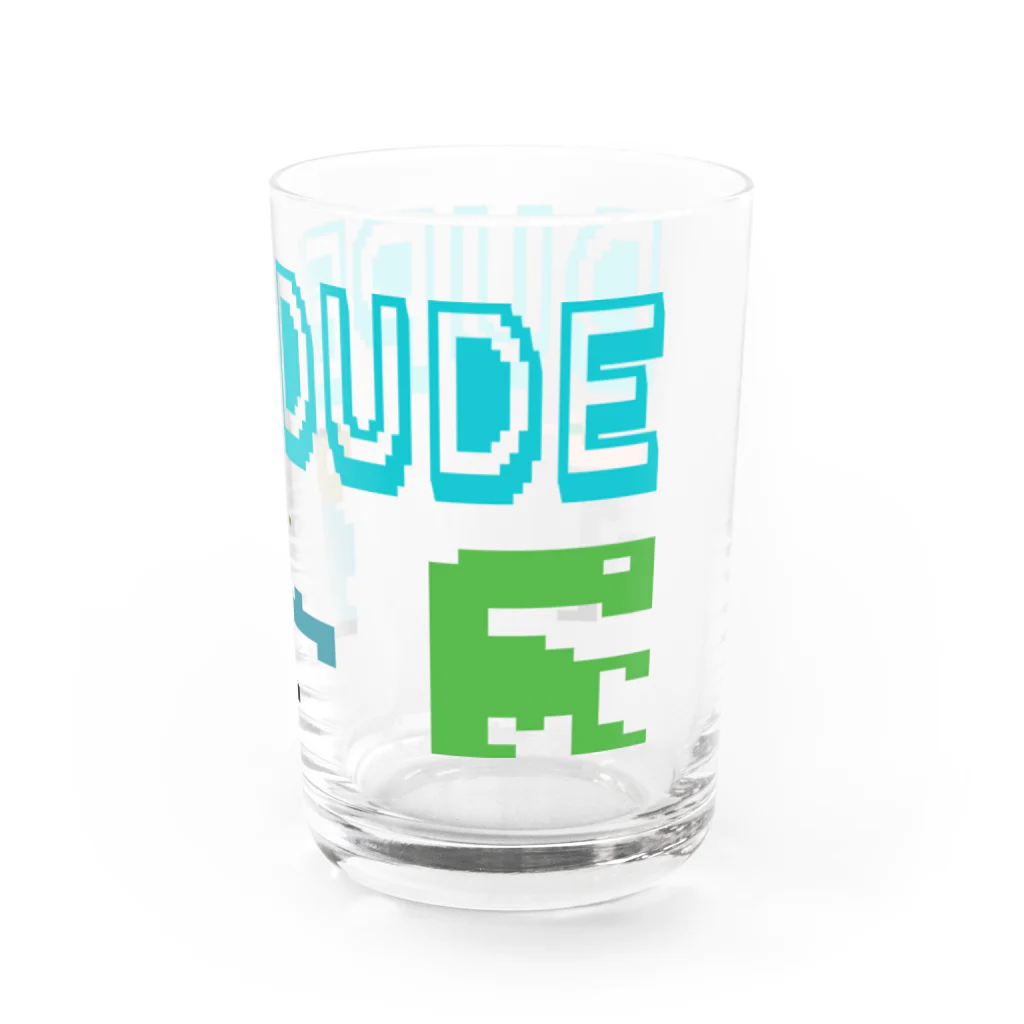 AREA247 <エリア247>  / DUPUDUDE / ATTACK OF THE 50 FEET GEEKSのDUPE DUDE "3, that’s a magic number" Water Glass :right