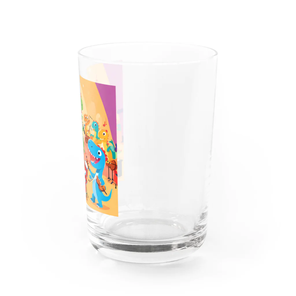 tick_tack shopのオケザウルス(オーケストラ) Water Glass :right