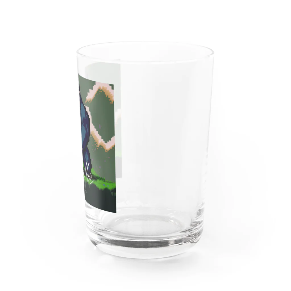 朱音琴音のドット絵のゴリラ Water Glass :right