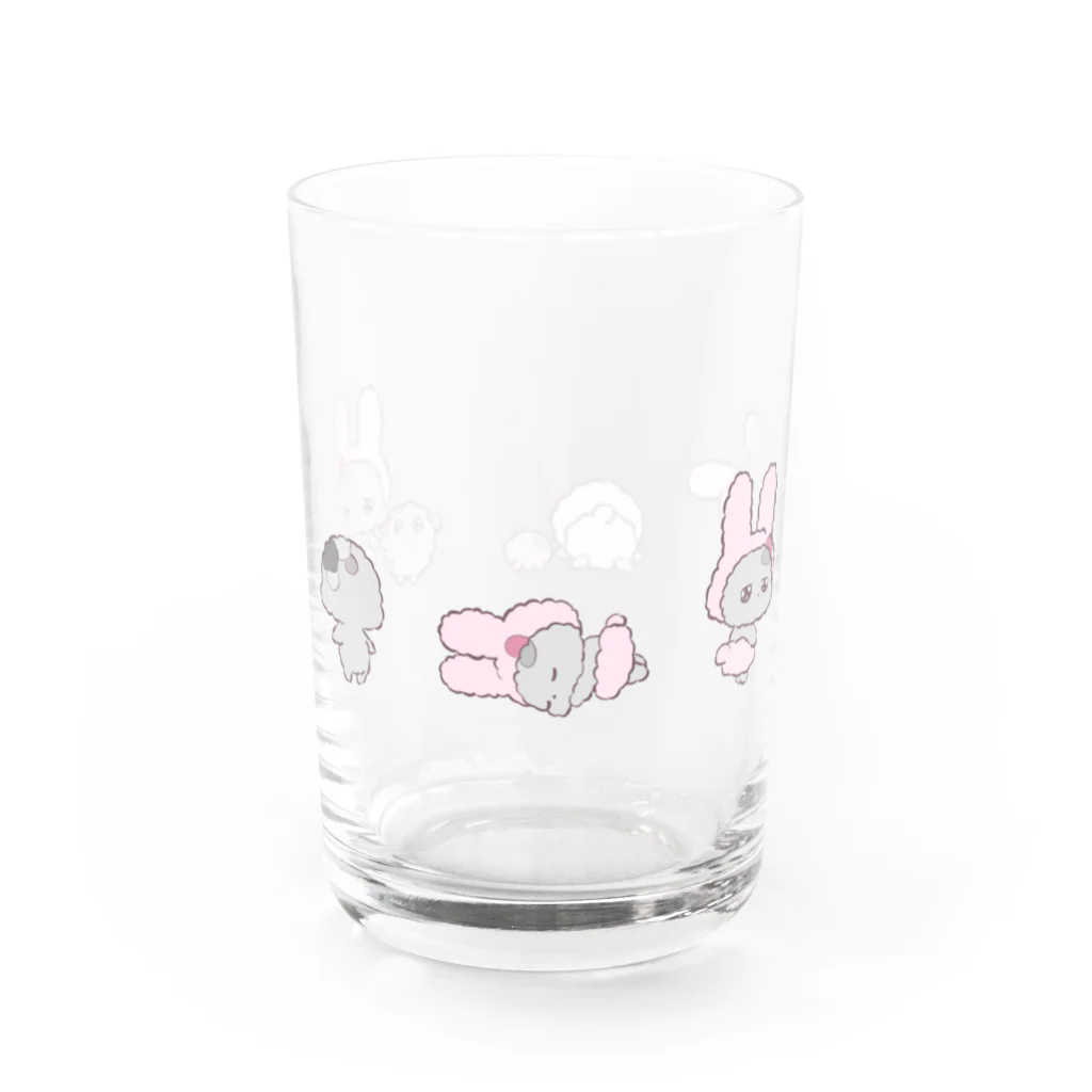 るんるん牧場のほこぷぅぷぅ Water Glass :right