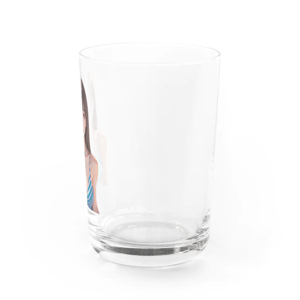 bitpiyoの綺麗なお姉さん Water Glass :right