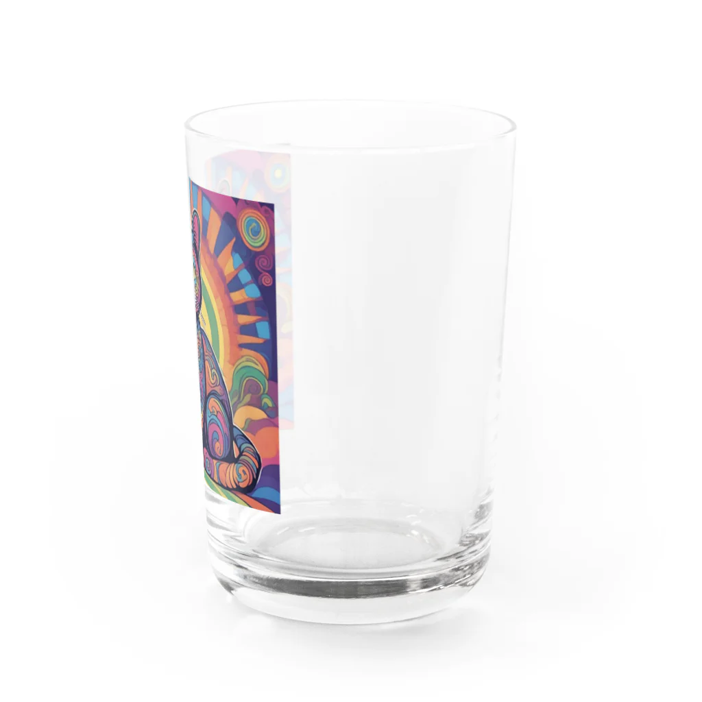 horoscope の招き猫 Water Glass :right