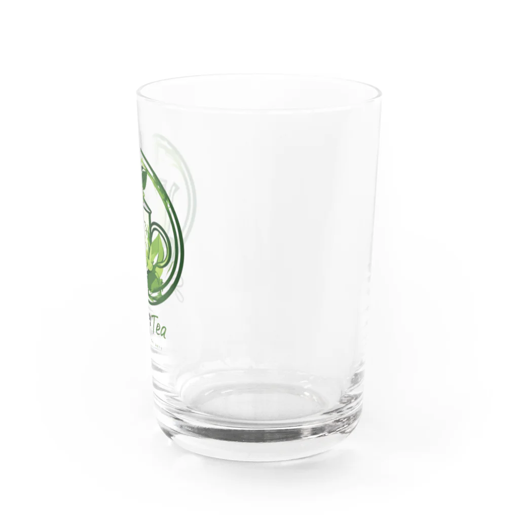 オレンジルーシーの癒しのグリーンティー Water Glass :right