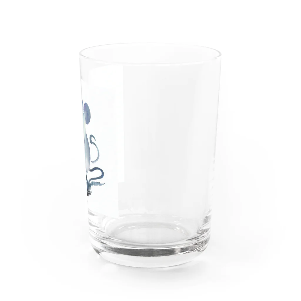 シリーズ＆シリーズの水墨画シリーズ　鼠 Water Glass :right