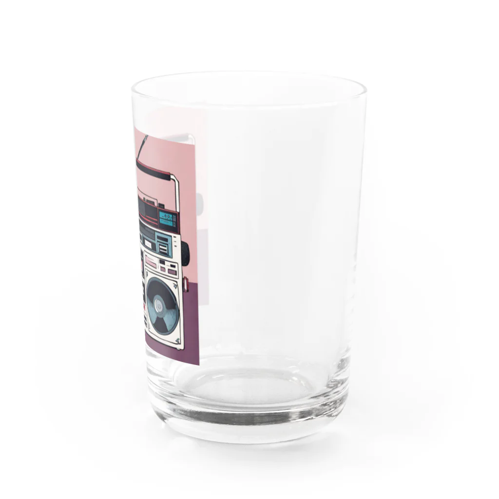 Ri-2のレトロで可愛いTシャツ Water Glass :right