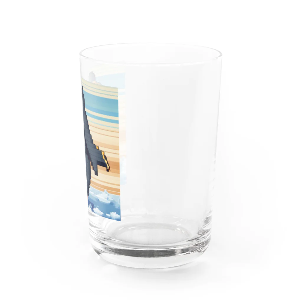 和み庵のドット絵ペンギン Water Glass :right