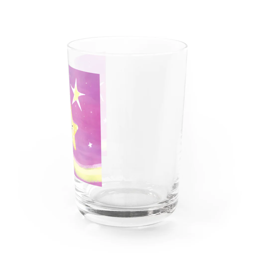 オハナショップの幸せを与えるキラキラ星 Water Glass :right