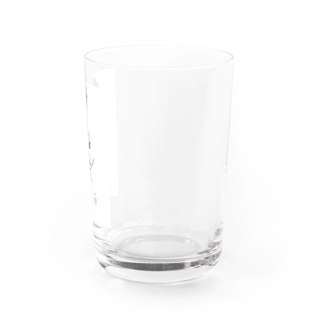 kukuri1957のお店の黒猫ちゃん Water Glass :right