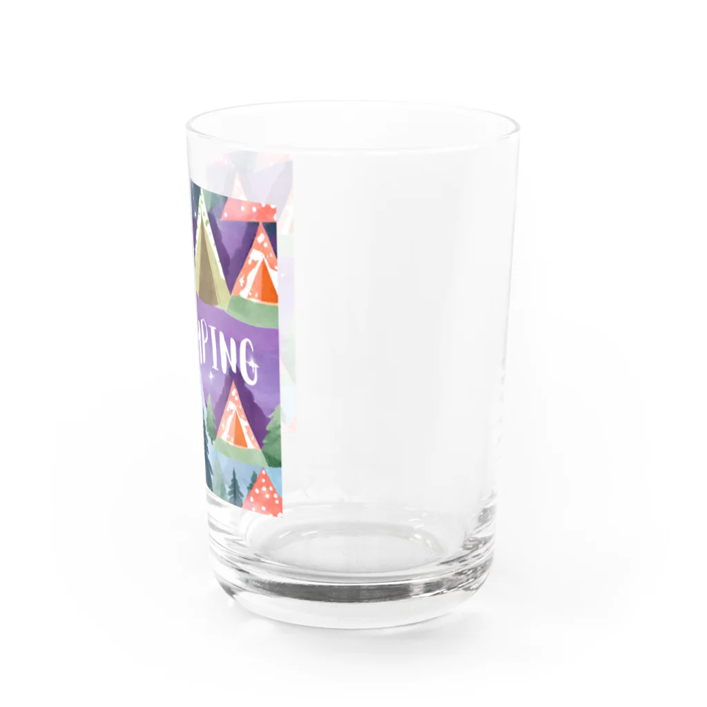 Rico294のカラフルテントでGO CAMPING Water Glass :right