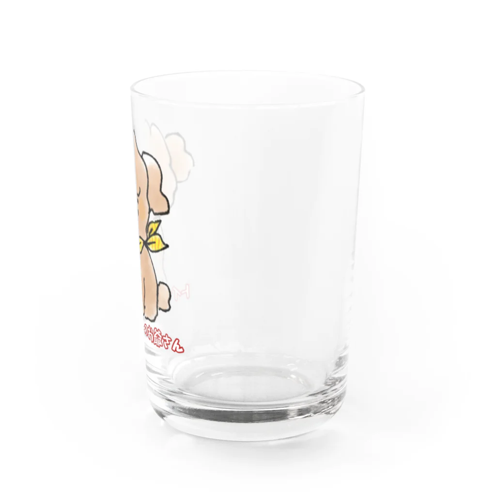 トイプードルのお爺さんのトイプードルのお爺さん Water Glass :right