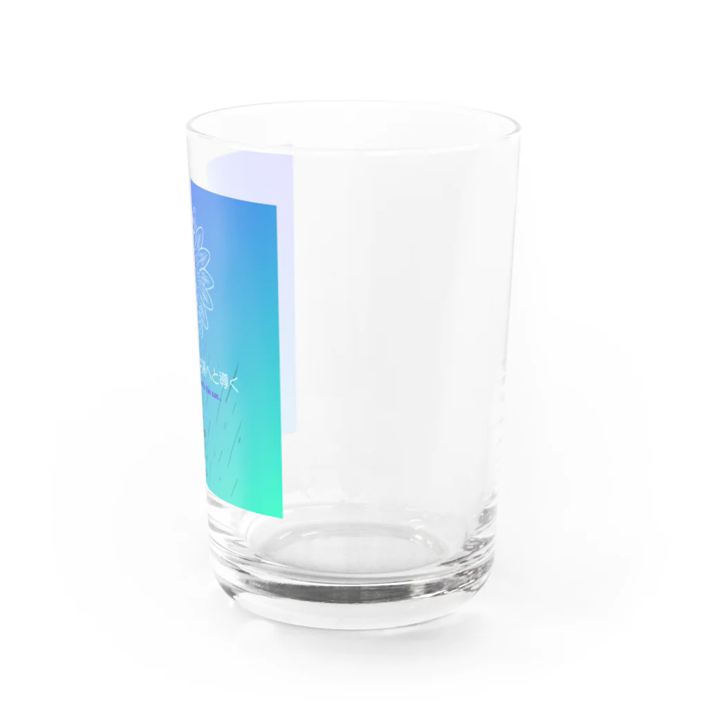 JHOPEのひまわりのように(ブルーver) Water Glass :right