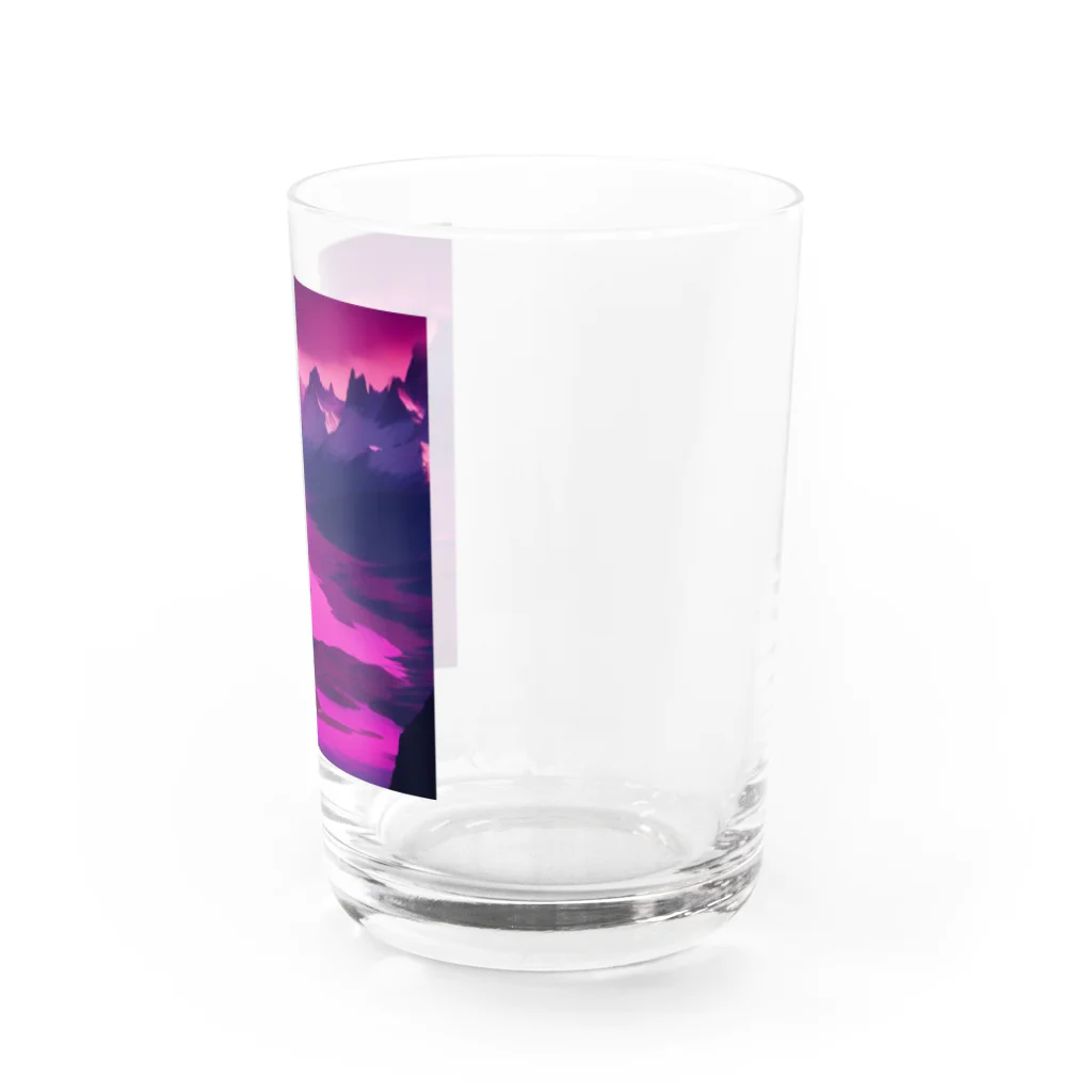 YoMiTの有名な観光スポットをイメージした画像：パタゴニア（アルゼンチン、チリ） Water Glass :right