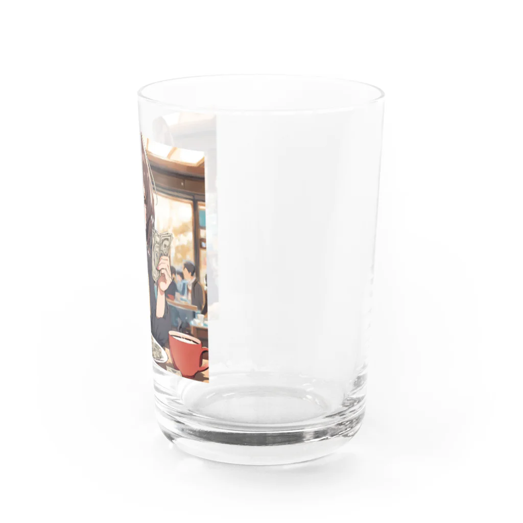 NIJIIRO_CHIHARUの隠れ家ケーキ屋さんの母35歳 Water Glass :right