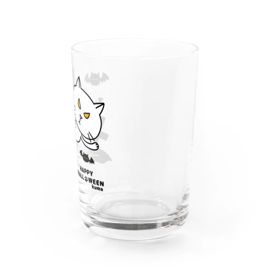 mkumakumaのニャロウィンそのさん Water Glass :right